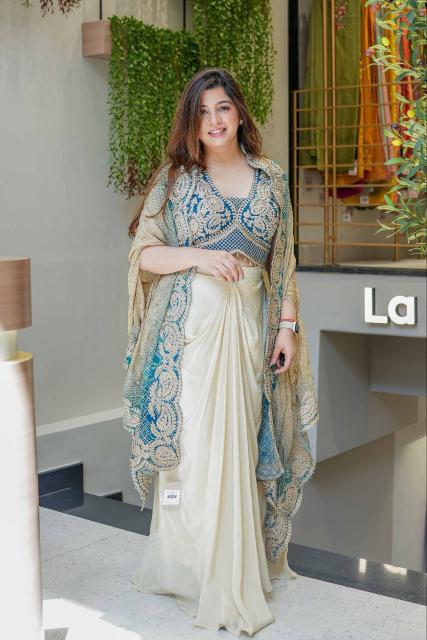 BB 43 Banglory Silk Blue Wholesale designer lehenga choli